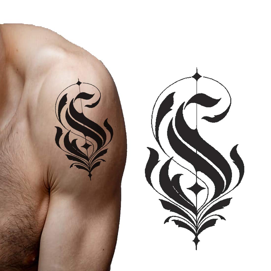 S J Name Tattoo,Linestar Tattoo Studio,Wadala,Mumbai. | J names, J tattoo,  Him and her tattoos