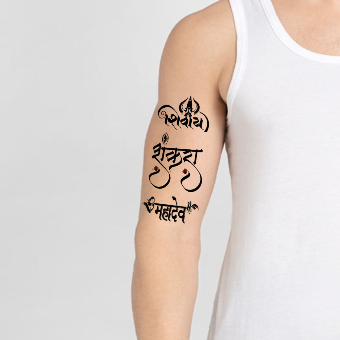 Comet Busters Temporary Waterproof Mahakal Water Tattoo Sticker   Amazonin Beauty