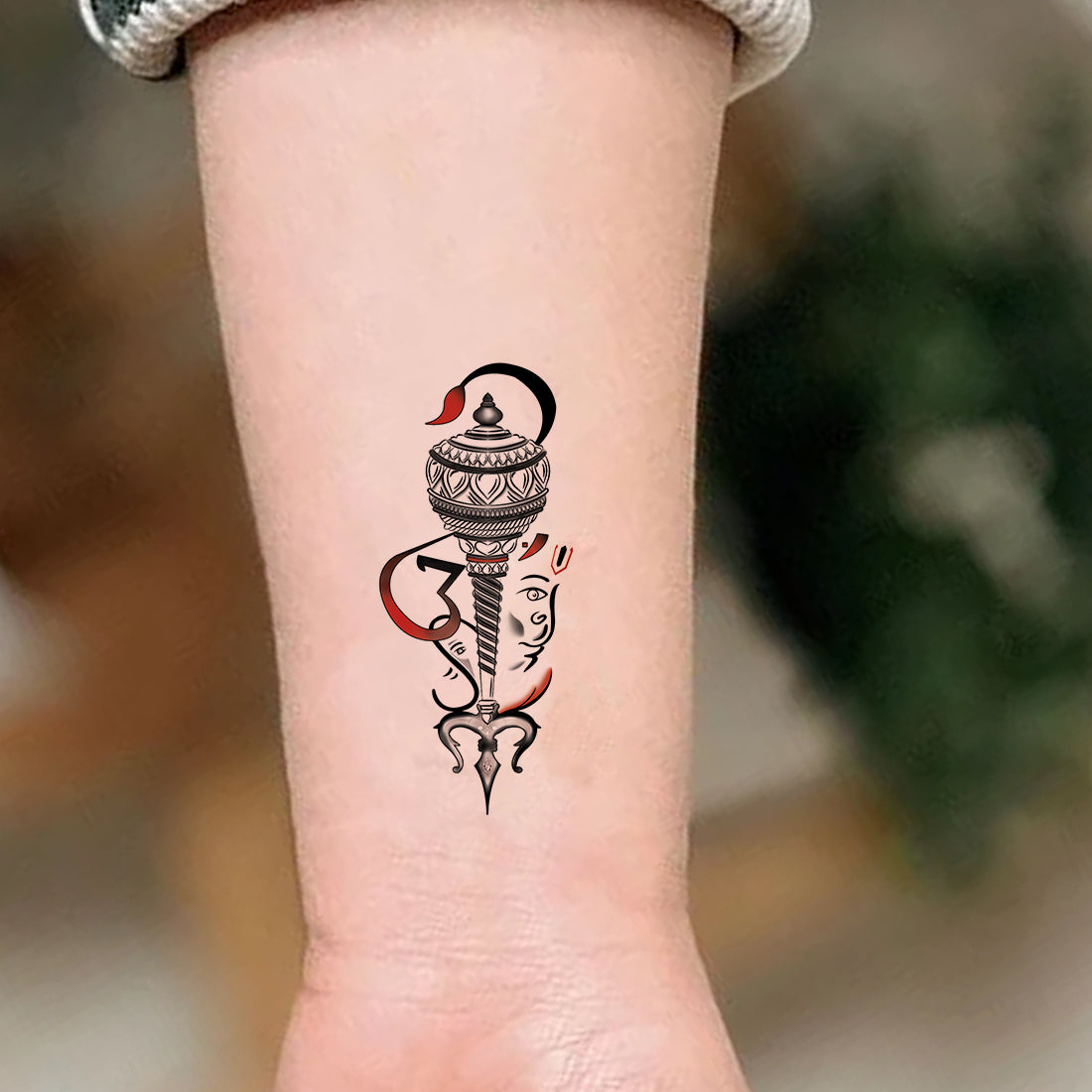 Lord Hanuman Ji with Ram Tattoo Love Waterproof Temporary Body Tattoo   Amazonin Beauty