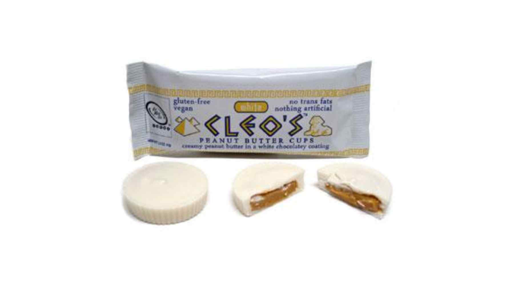 White Cleo's Peanut Butter Cups by Go Max Go Foods