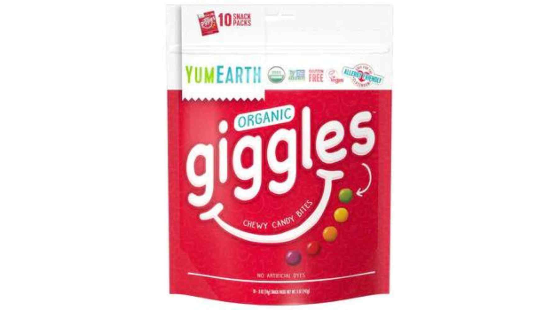 Yum Earth’s Sour Giggles Organic Chewy Candy Bites