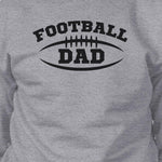 Football Dad Men's Grey Crewneck Sweatshirt Funny - PlayMaker Life