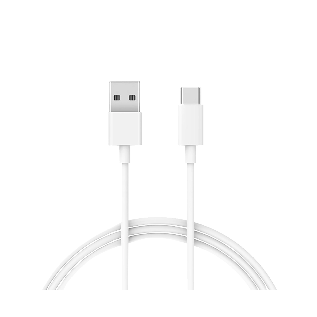 Buy Xiaomi HyperCharge Type A to Type C 3.3 Feet (1M) Cable (Tangle Free  Design, White) Online - Croma