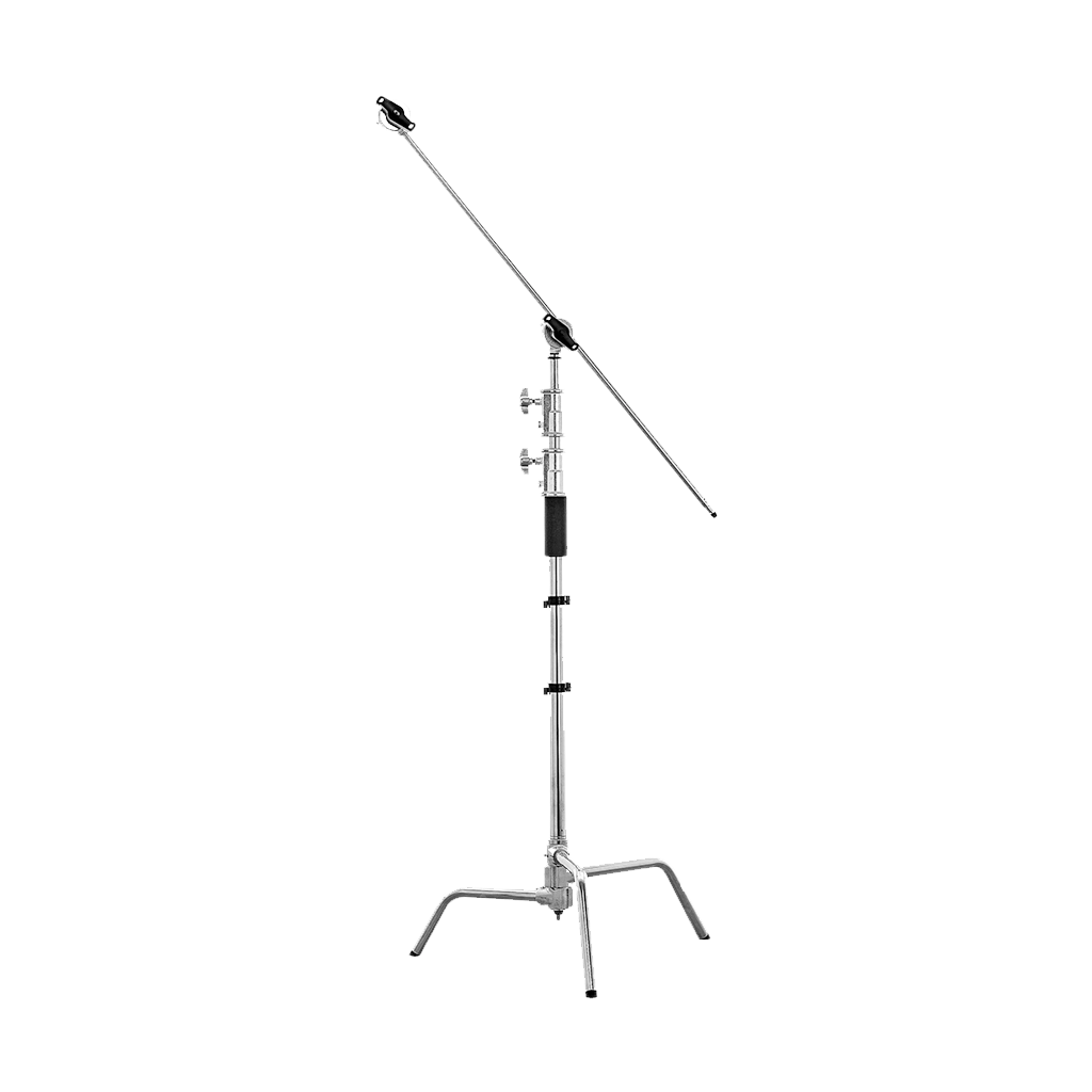 Godox C-Stand with Cross Bar 3.2 m (Chrome) - Orms Direct - South