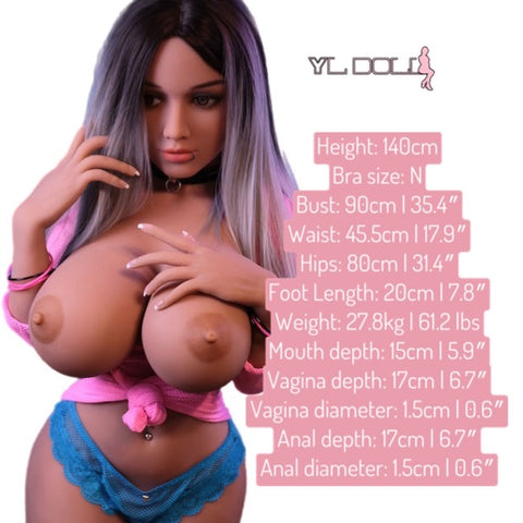 [YL Doll] 140cm / Ncup - Best BUSTY Sex Doll, Gina