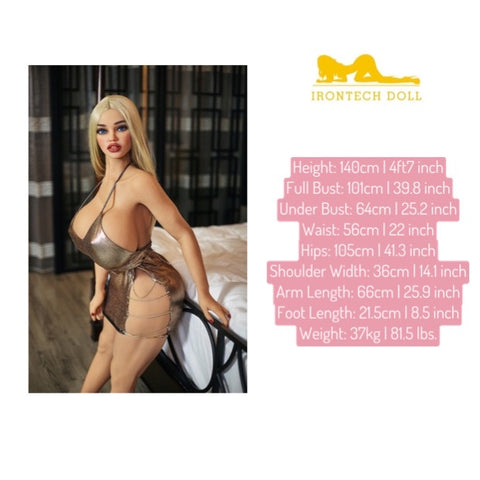 [BBW Sex Doll] - IRONTECH Doll 140cm / Ncup, Jane