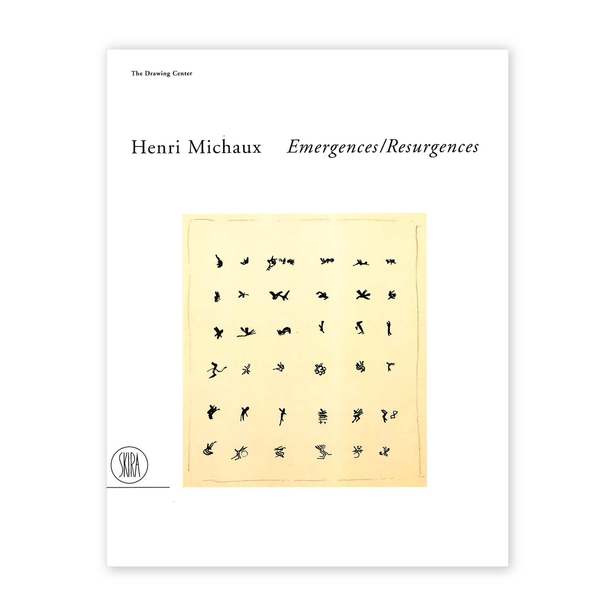 Front cover for "Henri Michaux: Emergences/ Resurgences"