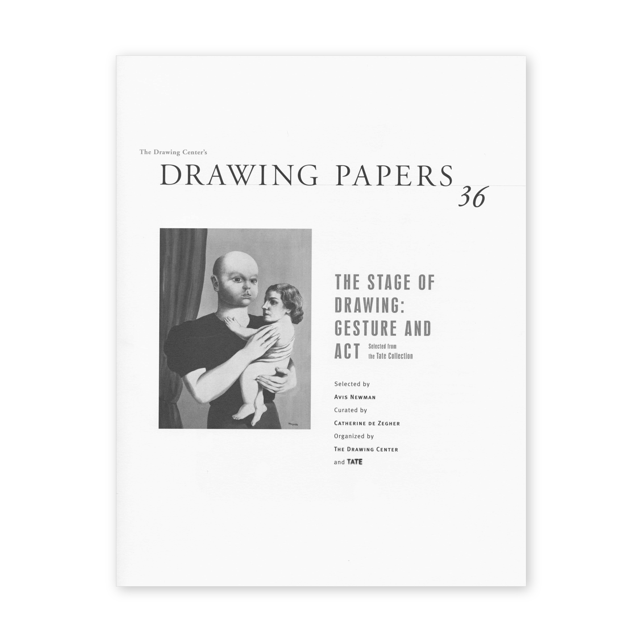 Front cover for "The Stage of Drawing: Gesture and Act"