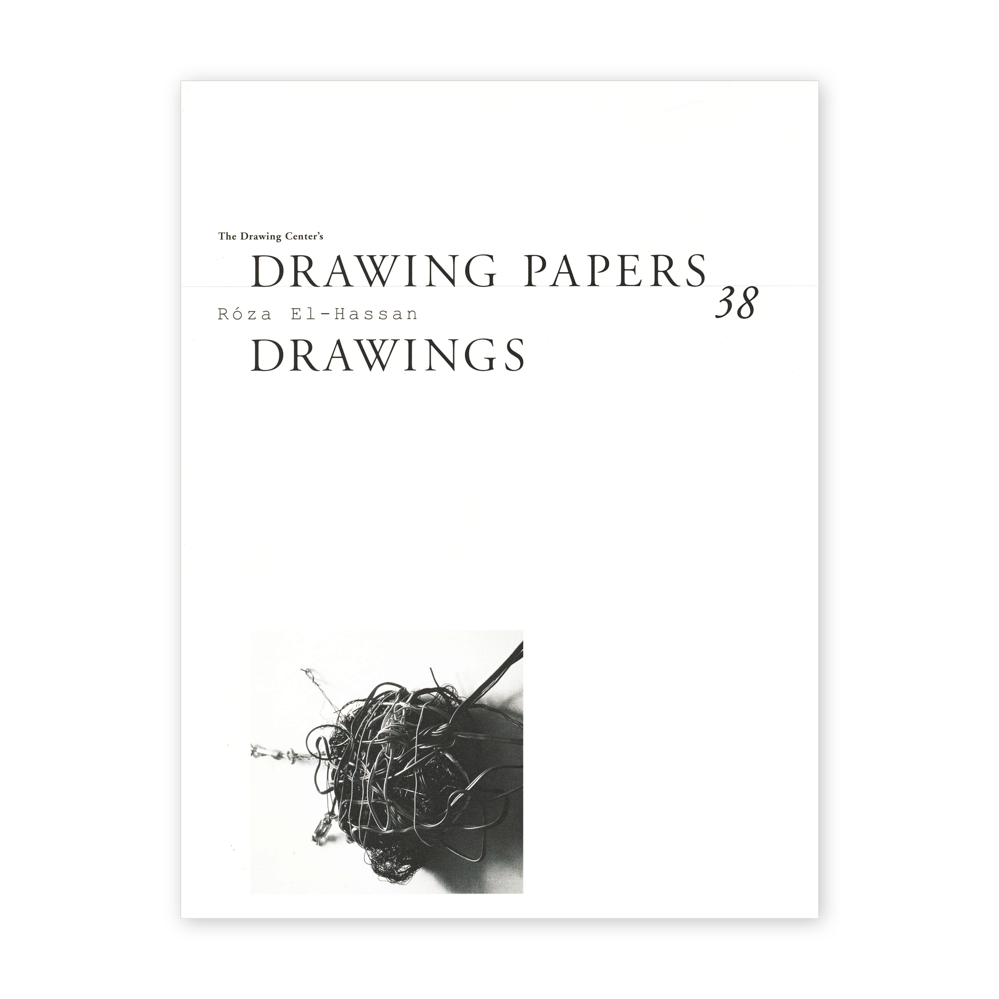 Front cover for "Róza El-Hassan: Drawings"