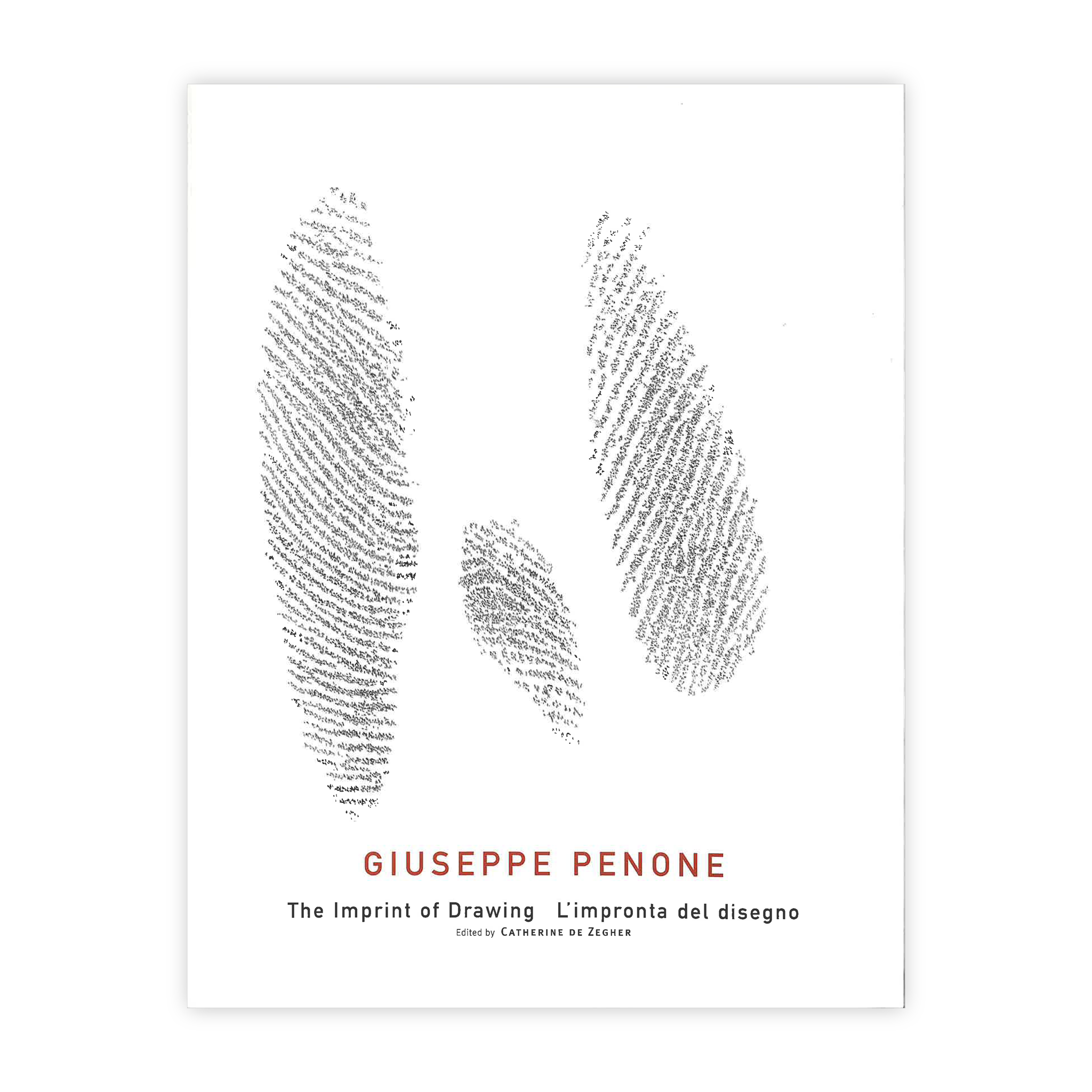 Front cover for "Giuseppe Penone: The Imprint of Drawing"