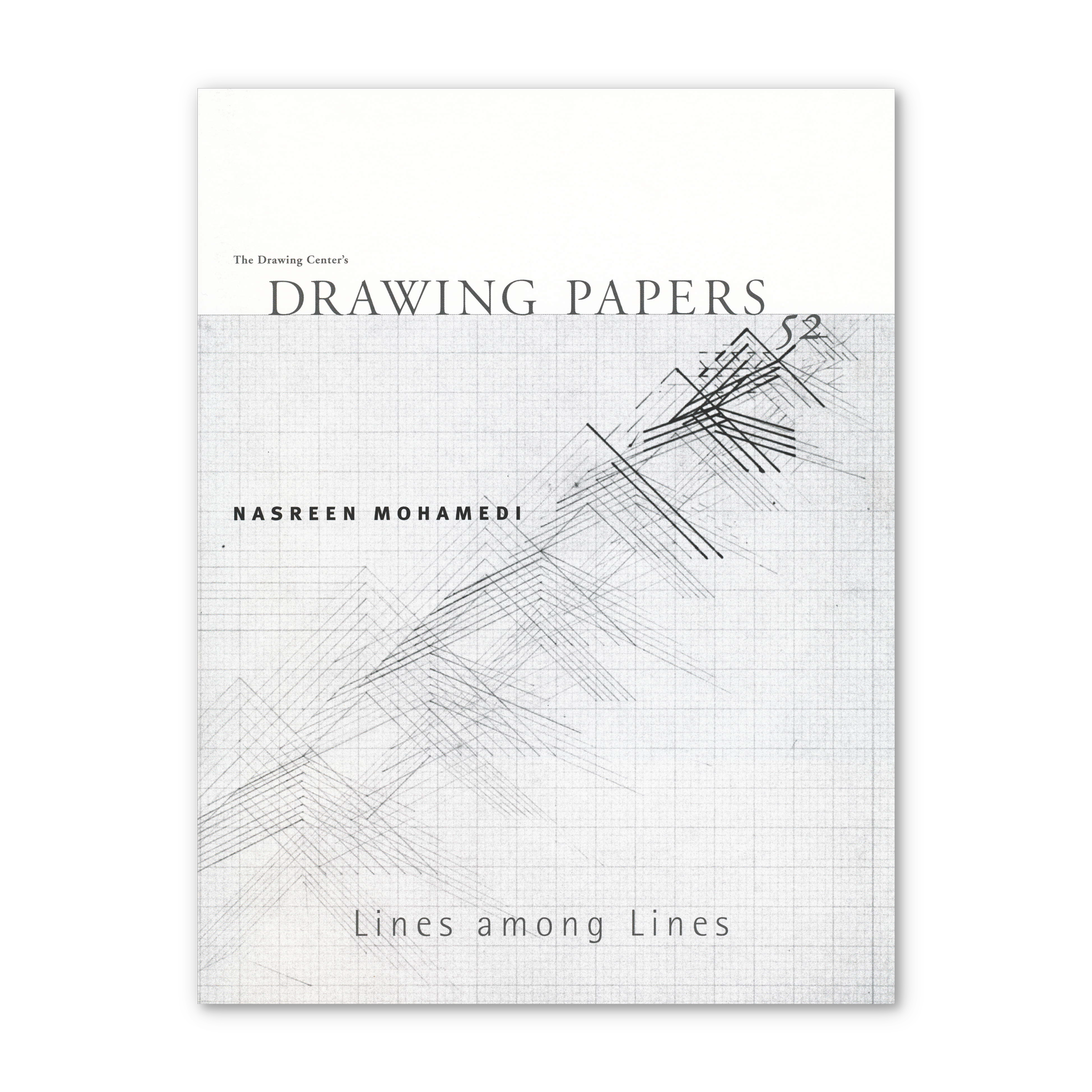 Front cover for "Nasreen Mohamedi: Lines among Lines"