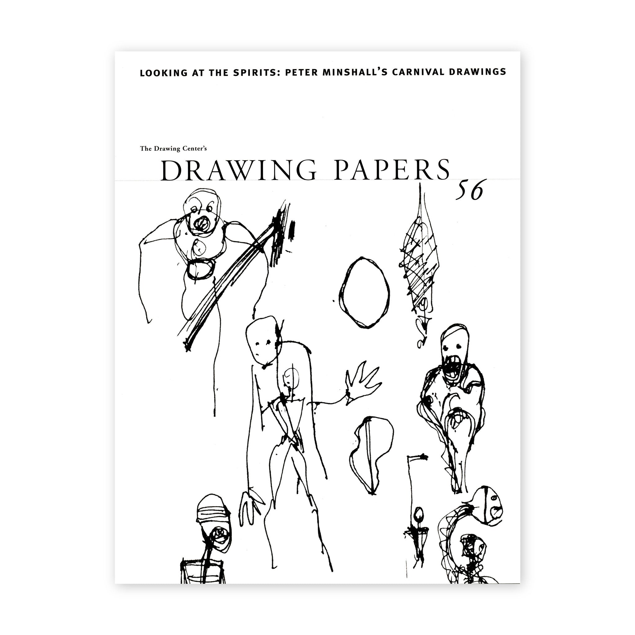 Front cover for "Looking at the Spirits: Peter Minshall's Carnival Drawings"