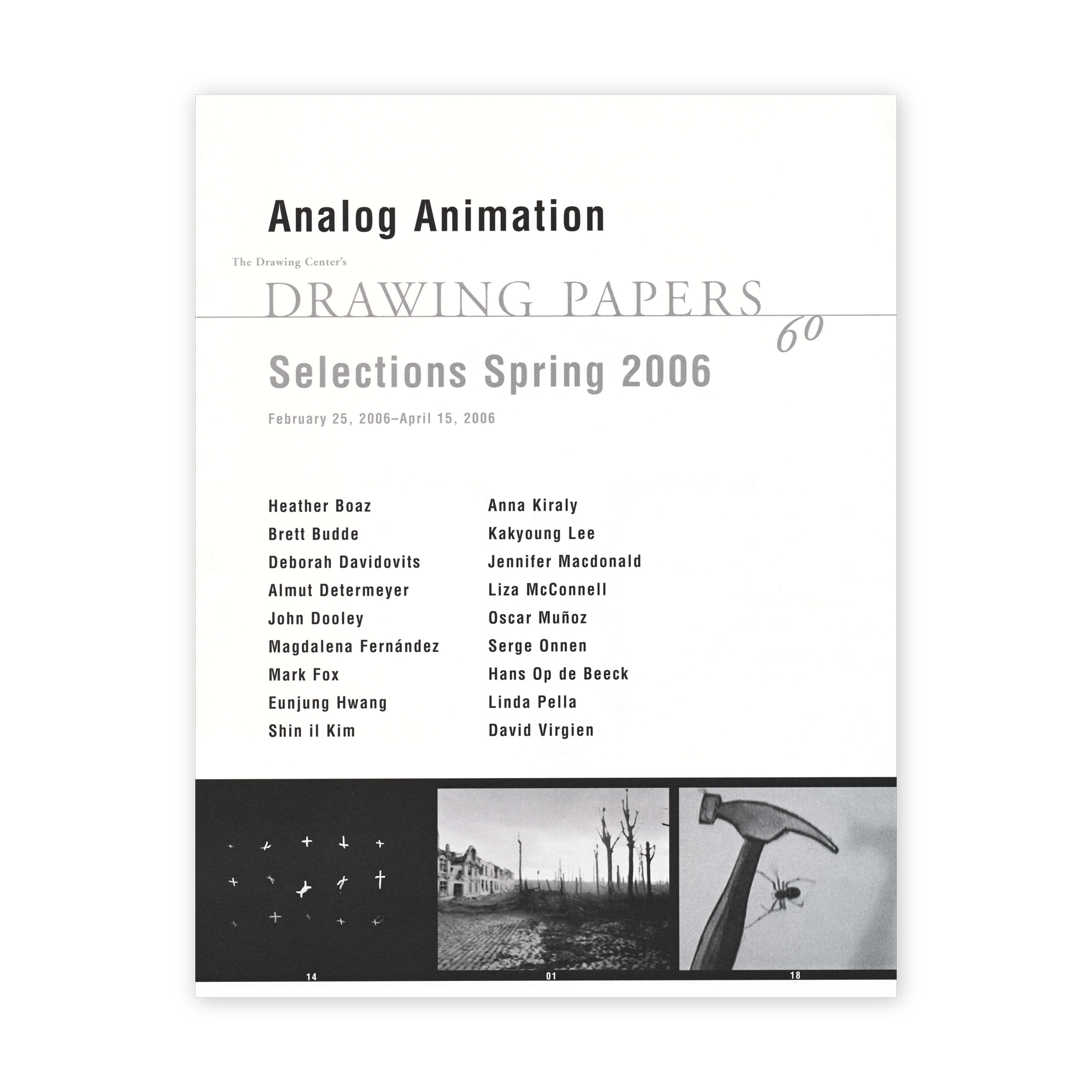 Front cover for "Analog Animation: Selections Spring 2006"