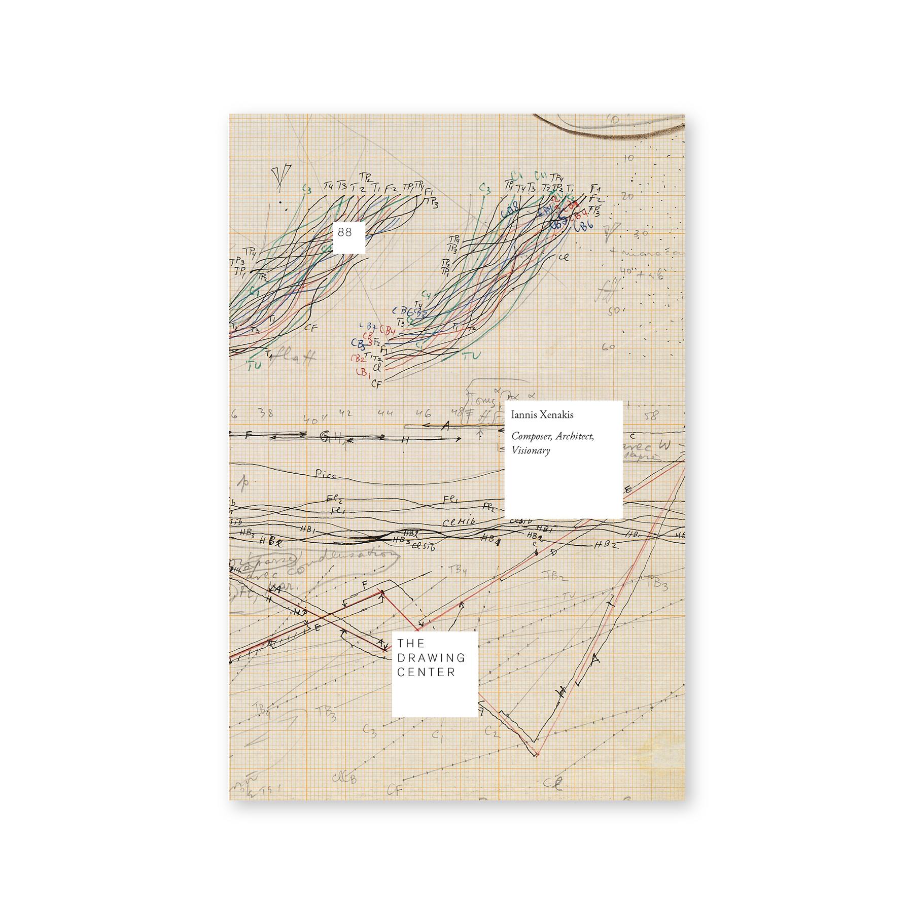 Front cover for "Iannis Xenakis: Composer, Architect, Visionary"