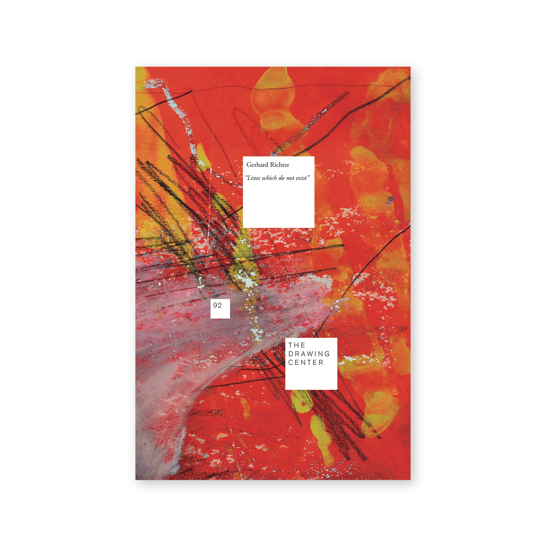 Front cover for "Gerhard Richter: Lines Which Do Not Exist"