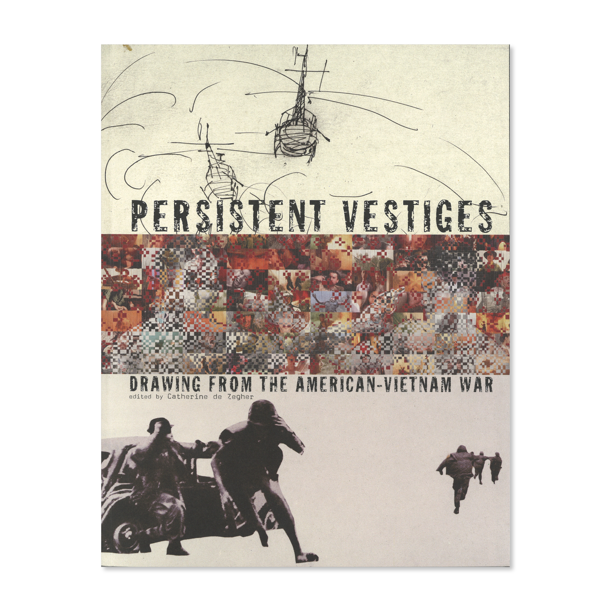 Front cover for "Persistent Vestiges: Drawing from the American-Vietnam War"