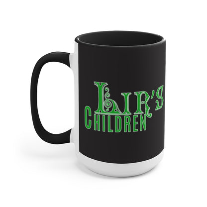 Lir's Chirldren Two-Tone Coffee Mug, 15oz