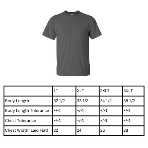 Big and Tall Size Chart-Goats Trail Off Road Clothing Company