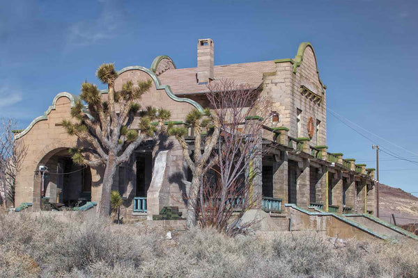 Rhyolite Ghost Town, Nevada-Goats Trail Off-Road Apparel Company Blog Post Spookiest Places to Visit