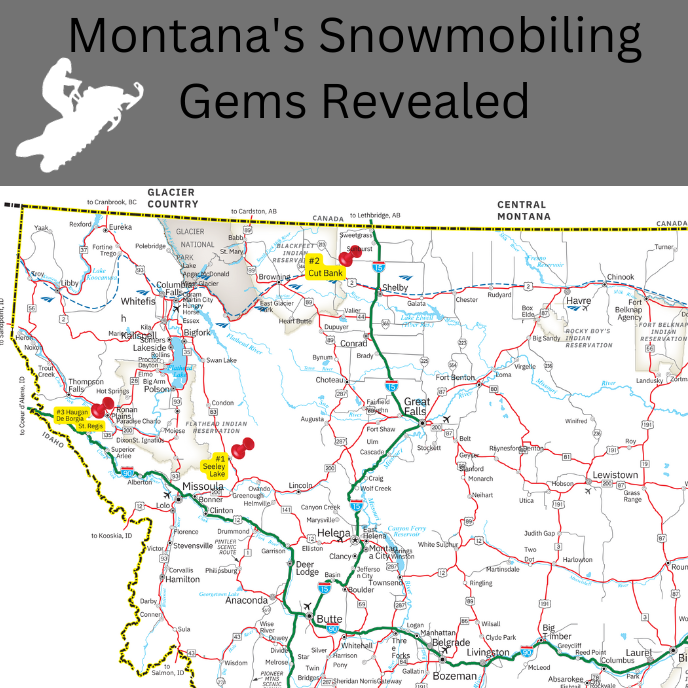 Explore the best snowmobiling spots in Montana