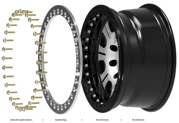 Beadlock Wheel Assembly-Goats Trail Offroad Apparel Company