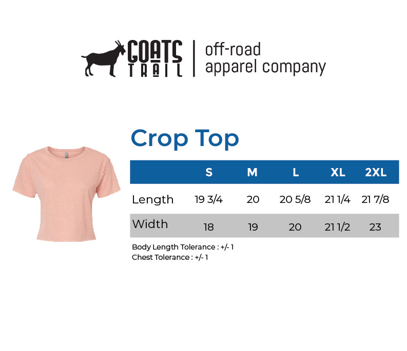Women's Offroad Crop Top-Goats Trail Offroad Apparel Company