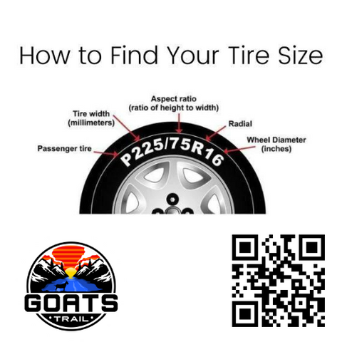 Guide to How To Find Your Tire Size-Goats Trail