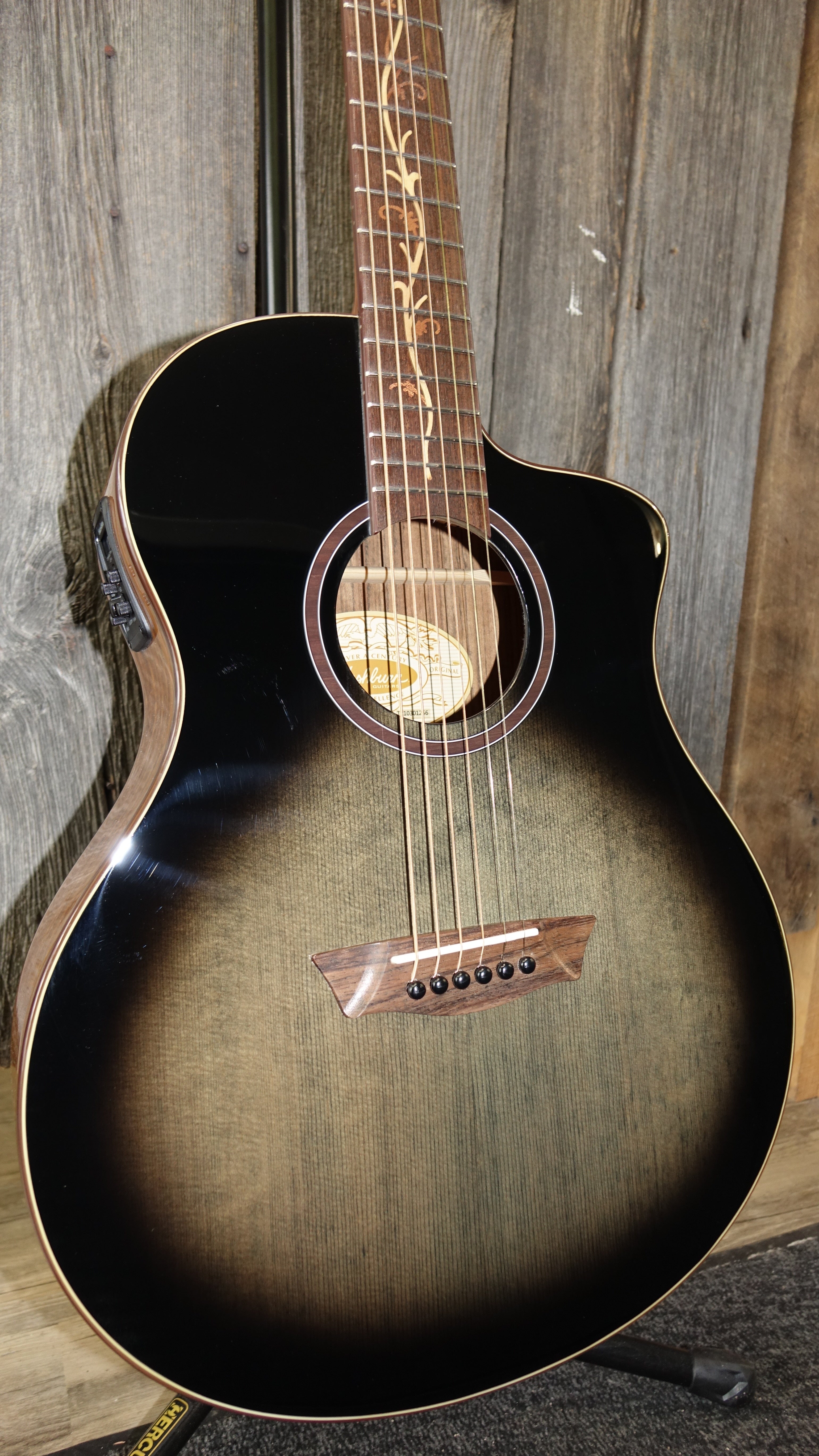 Geartree Washburn Deep Forest Ebony FE Folk Acoustic-Electric