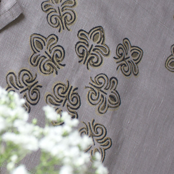 oriental motifs block print table linen napkins