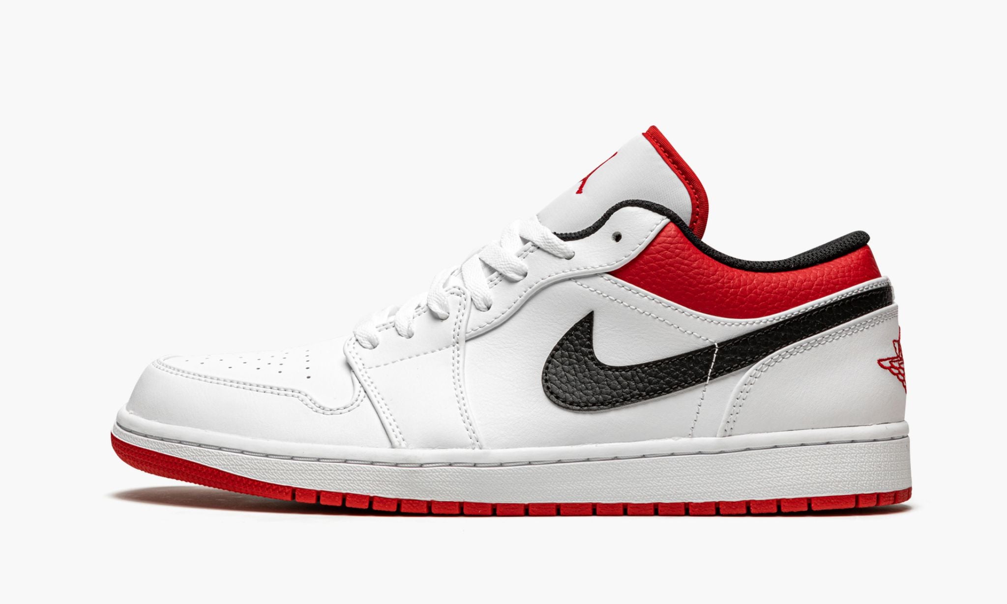 black white gym red jordan 1 low