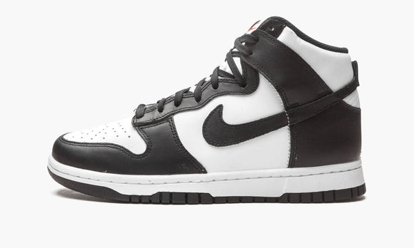 nike dunk high retro black white