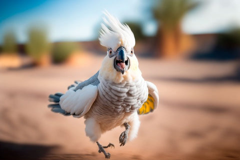 cockatoo in the sun