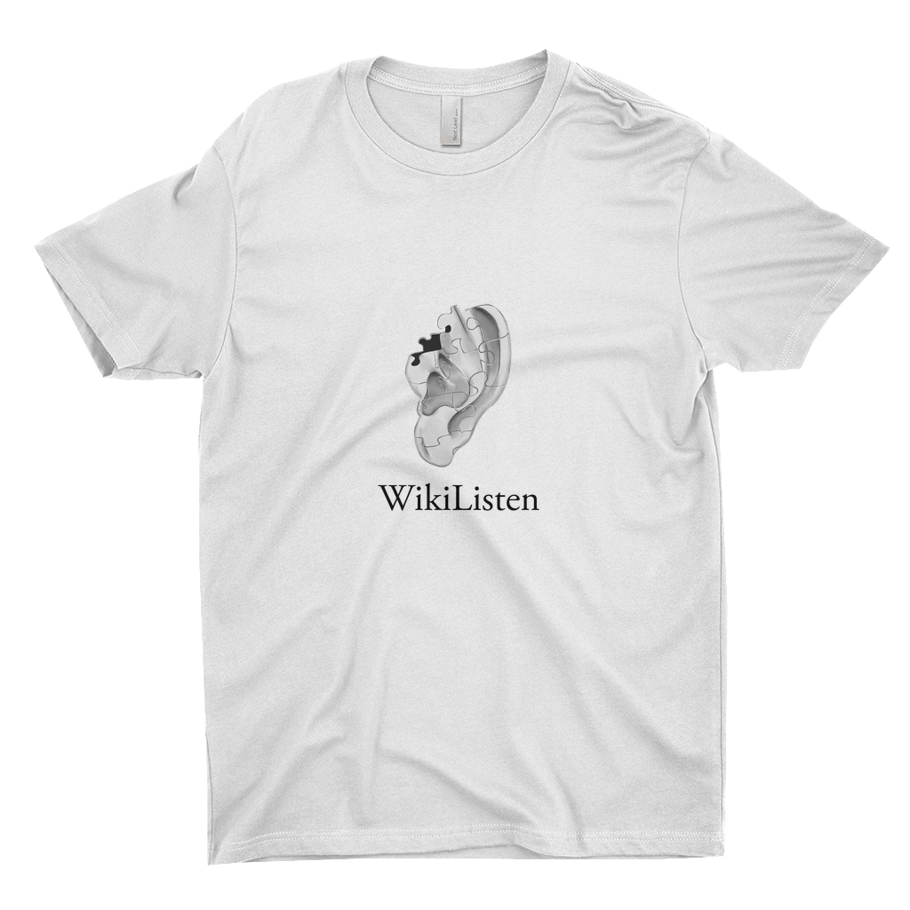 WikiListen White T-Shirt - WikiListen product image