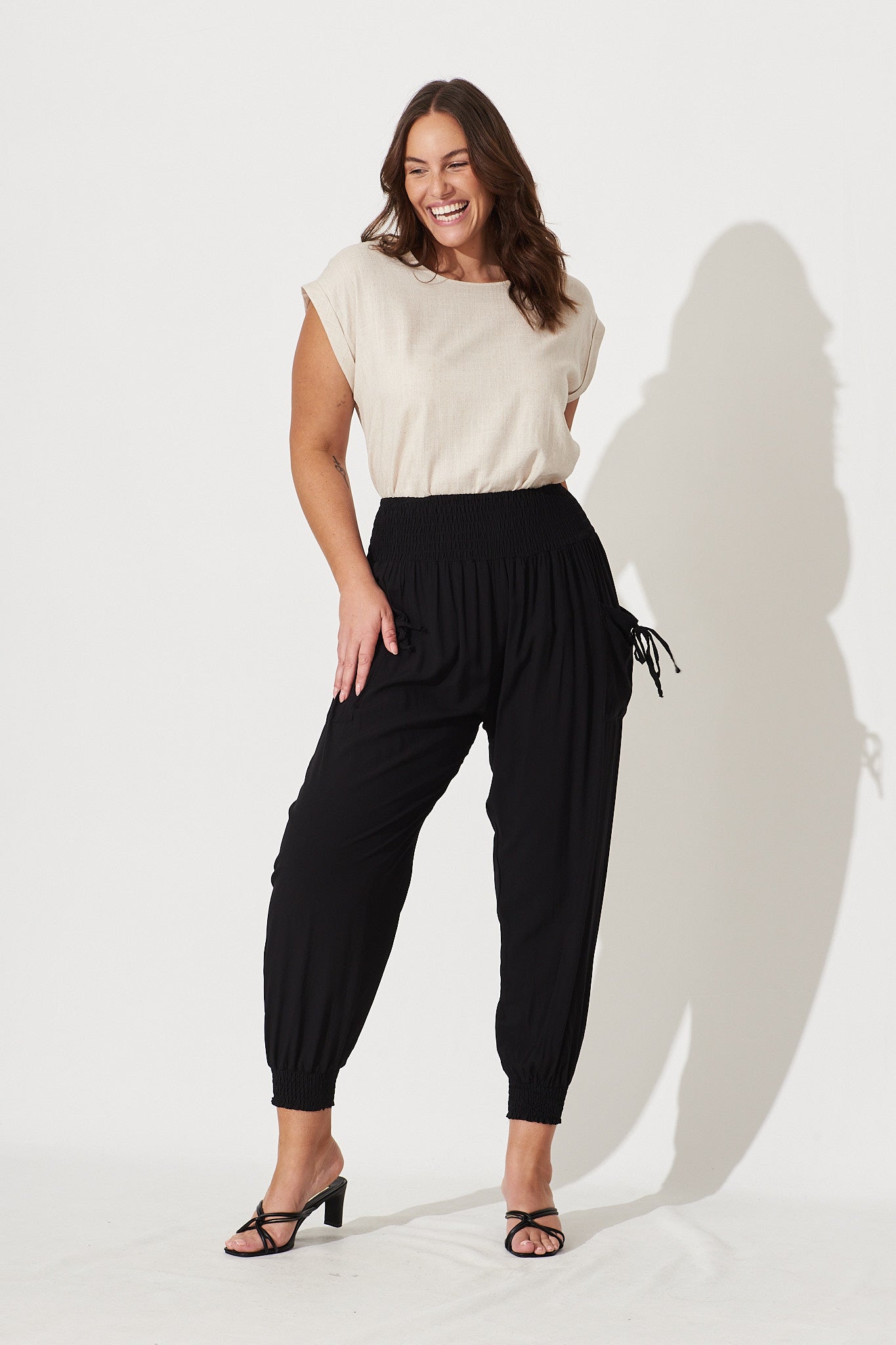 Gabby Lounge Pants In Black – St Frock