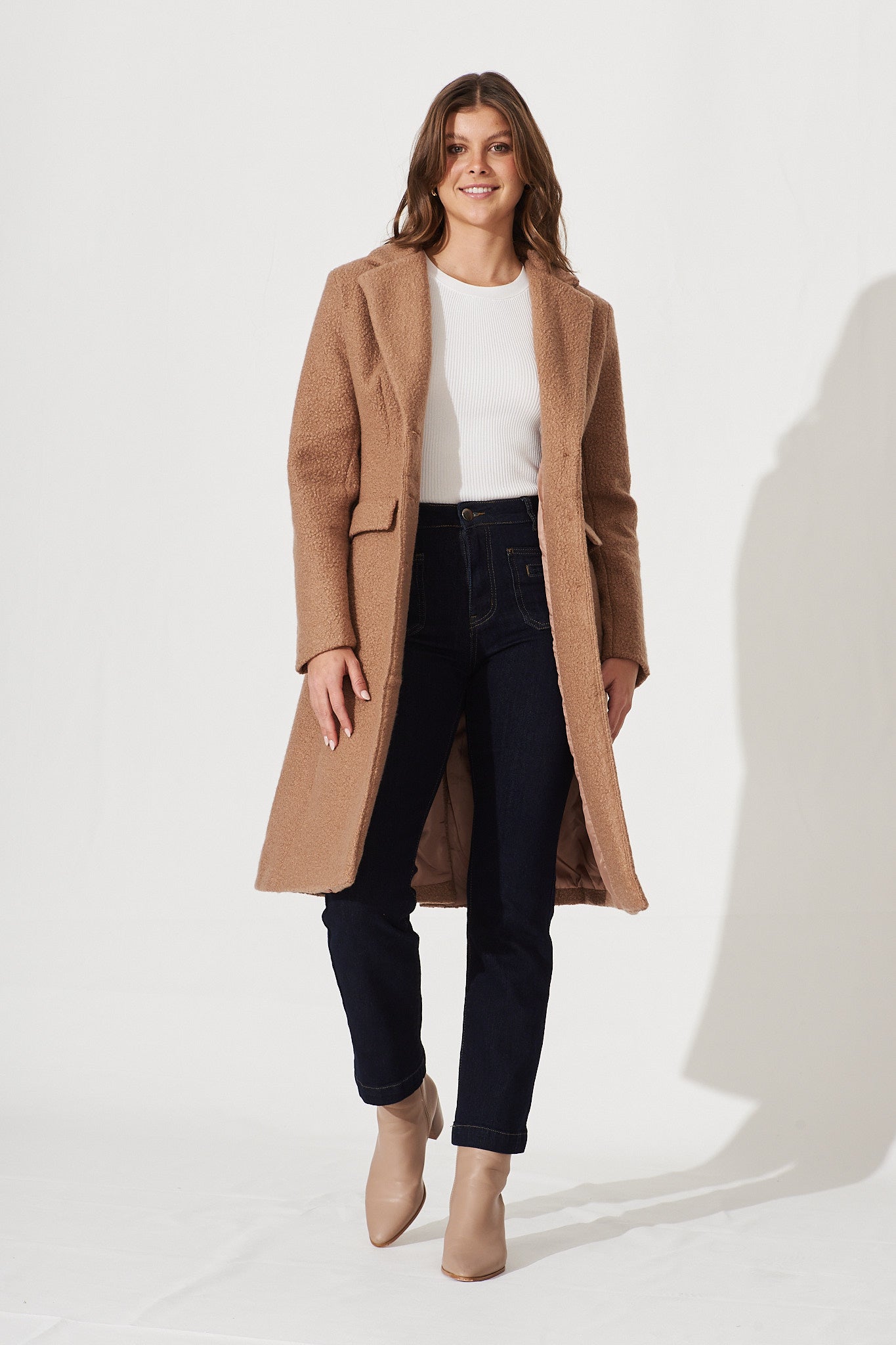 Maia Coat In Camel