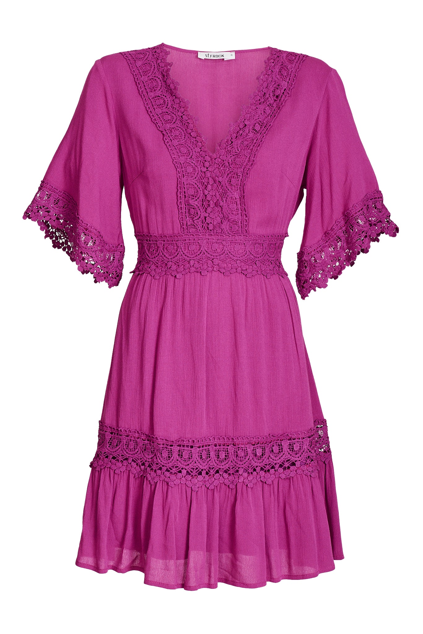 Macca Dress In Magenta