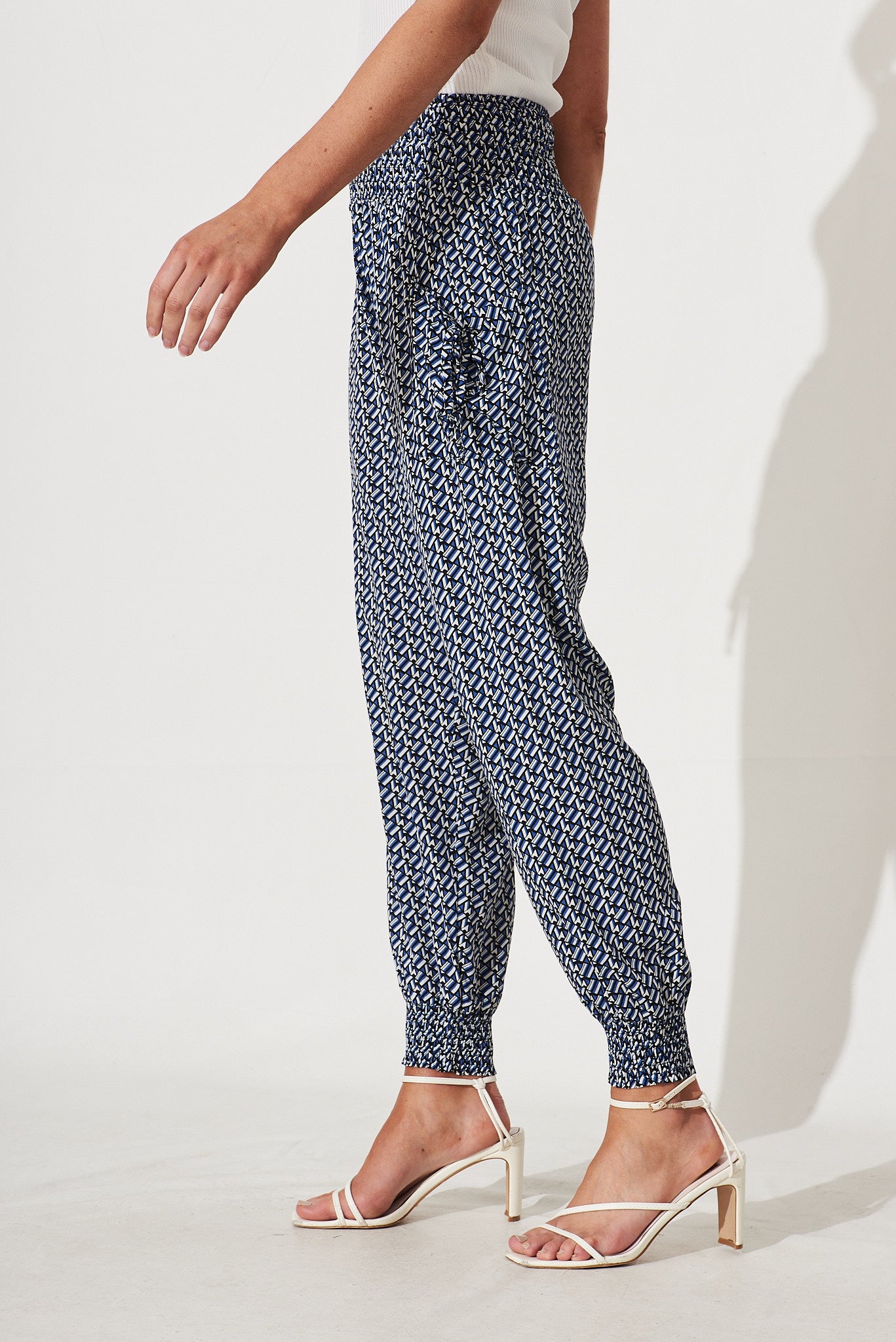 Gabby Lounge Pants In Blue Multi