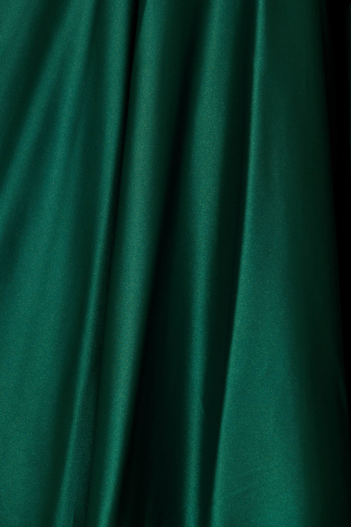 Helsinki Maxi Dress In Emerald Green Satin