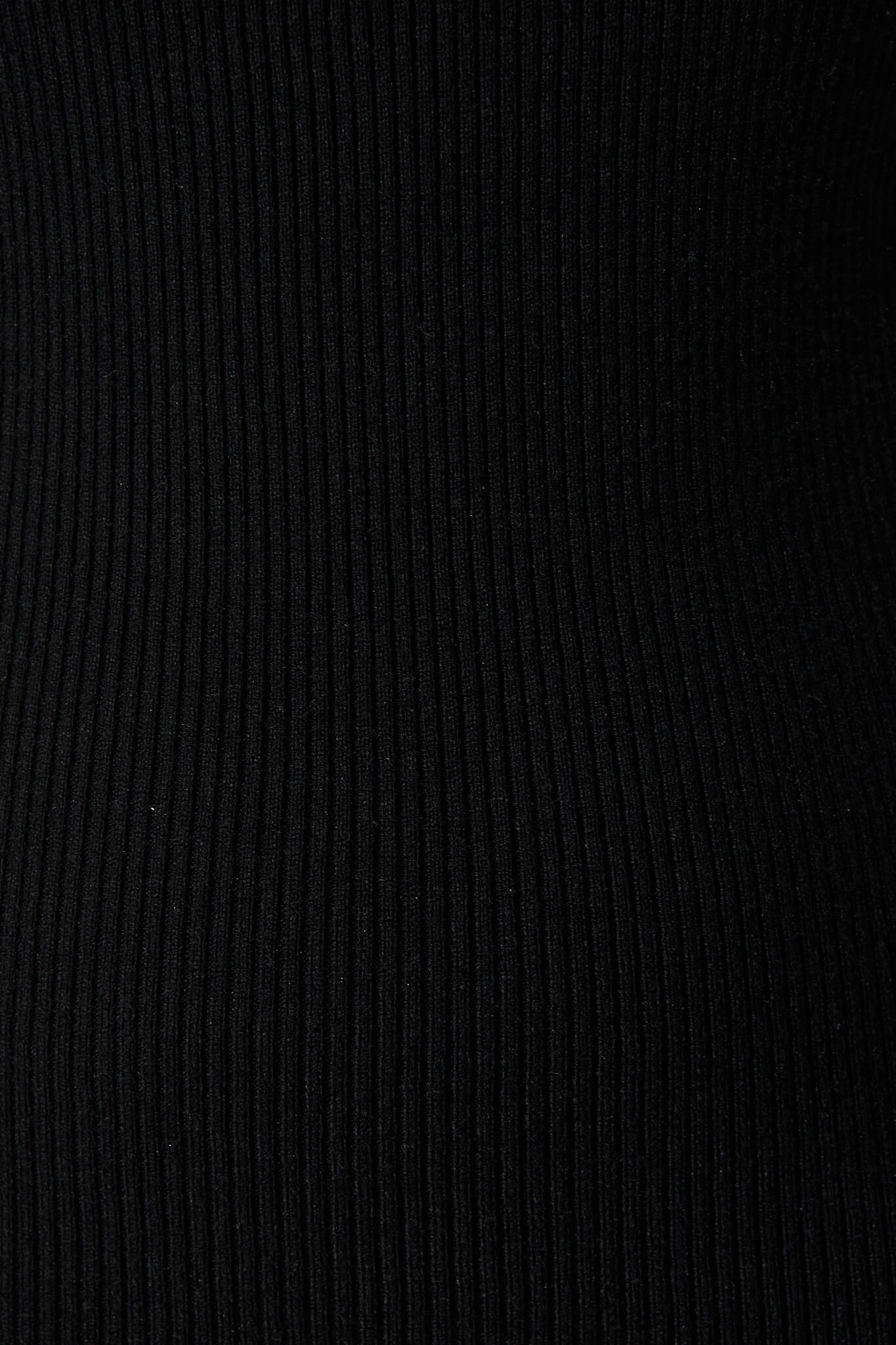 Levine Knit In Black Cotton Blend