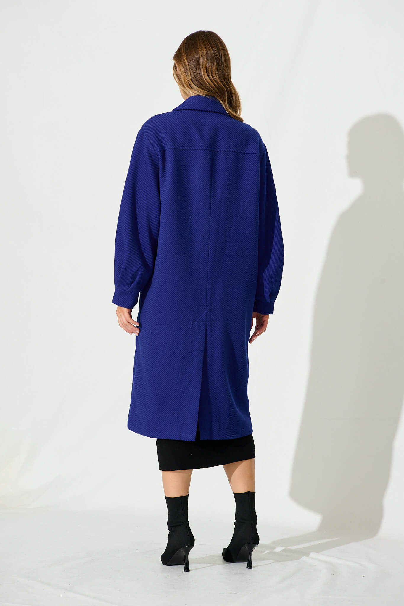 Loretta Coat In Cobalt Blue