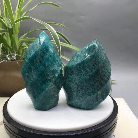 Hand-Crafted Amazonite Flames
