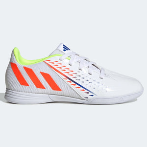 adidas Kids Predator Edge.4 IN Sala J - White-Yellow-Blue - ProSoccer