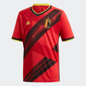 adidas 2020-21 Belgium Home YOUTH Jersey - Red-Black - ProSoccer