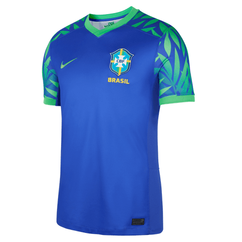 Nike Men's Nike Vinicius Junior Blue Brazil National Team 2022/23 Authentic  Away Jersey