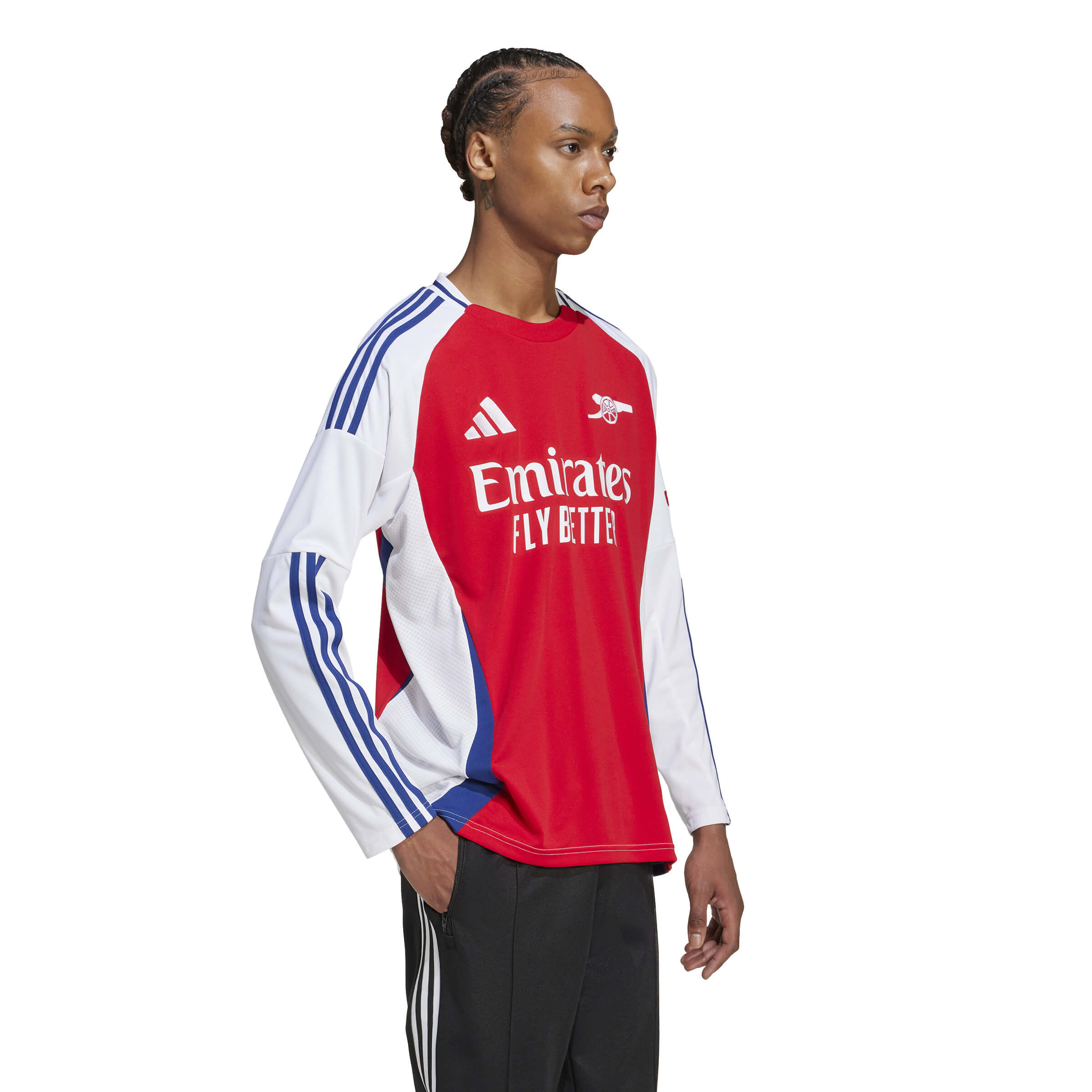 adidas 2024-25 Arsenal Men's Stadium Home Long-Sleeve Jersey