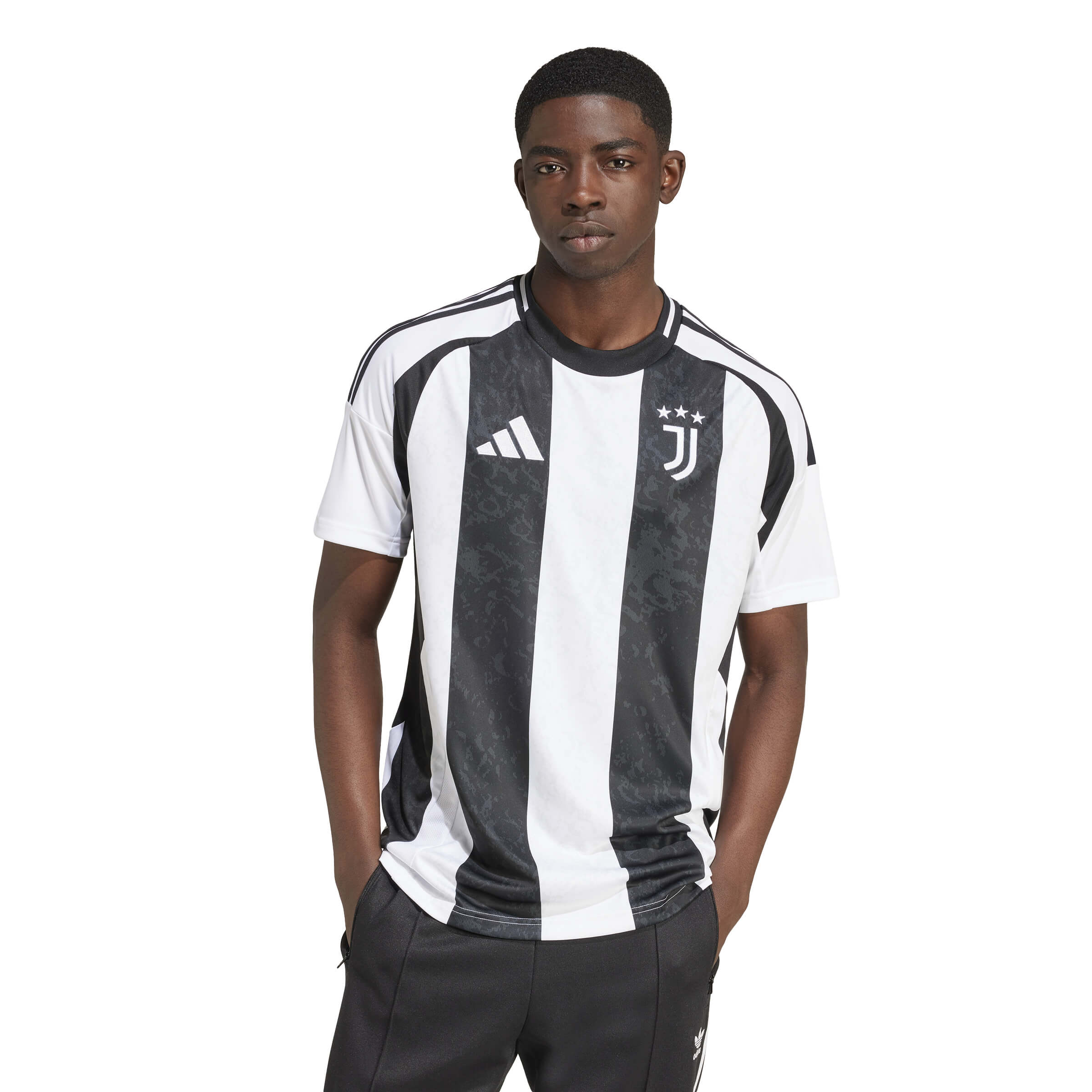 adidas 2024-25 Juventus Men's Stadium Home Jersey