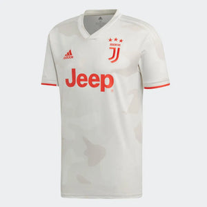 adidas 2019-20 Juventus Away Jersey - Grey-Red - ProSoccer