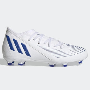 adidas JR Predator Edge .3 FG - White-Hi Res Blue - ProSoccer