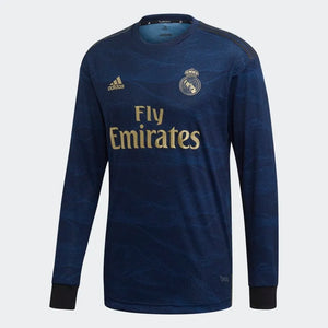 adidas 2019-20 Real Madrid Authentic Away Long-Sleeve Jersey - Indigo - ProSoccer