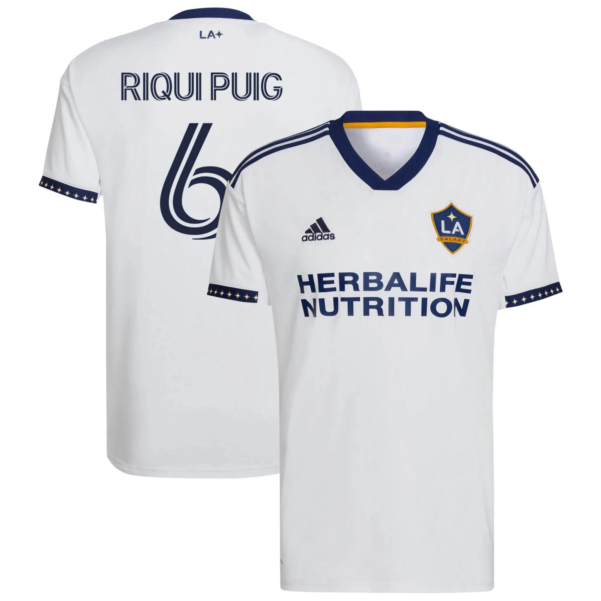 adidas 2022-23 LA Galaxy Home Jersey - White-Navy